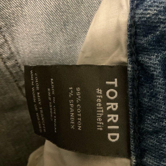SOLD Torrid Jean Shorts Women’s - Picture 3 of 4